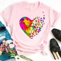 Pink &White Fashionable Tops